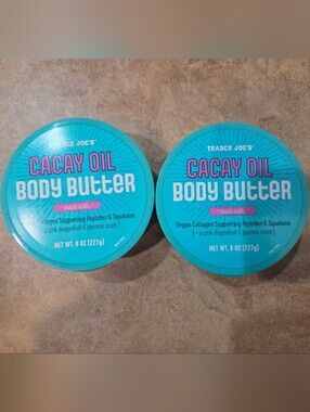 2x Brand New in Packaging Trader Joe’s Cacay Oil Body Butter Dragonfruit Jasmine